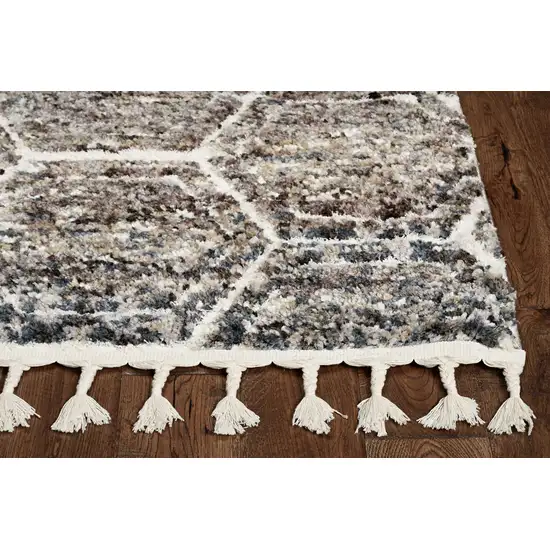 Red Machine Woven Traditional Octagon Indoor Area Rug Photo 2