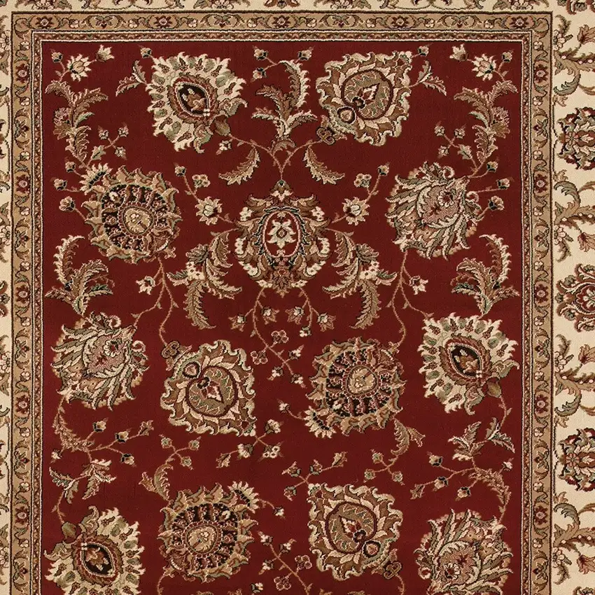 Red Oriental Area Rug Photo 2