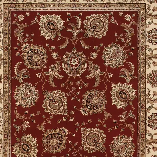 Red Oriental Area Rug Photo 2