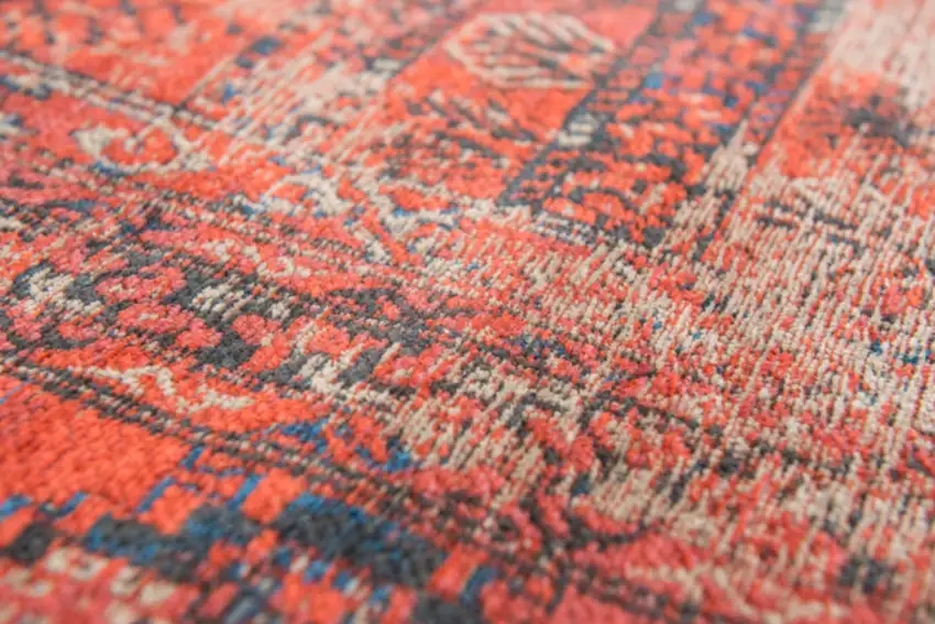 Red Oriental Non Skid Area Rug Photo 8