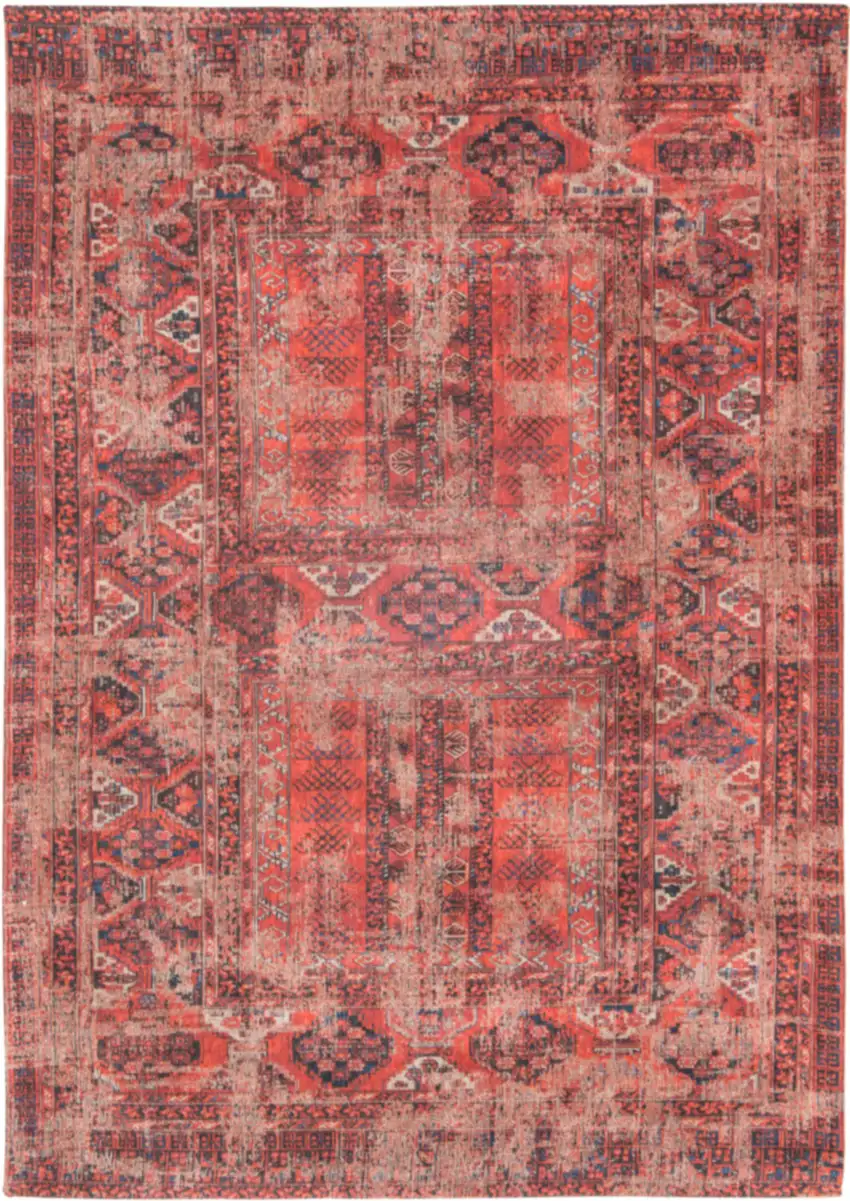 Red Oriental Non Skid Area Rug Photo 2