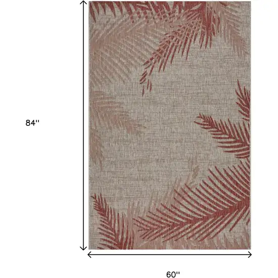 Beige Indoor Outdoor Area Rug Photo 3