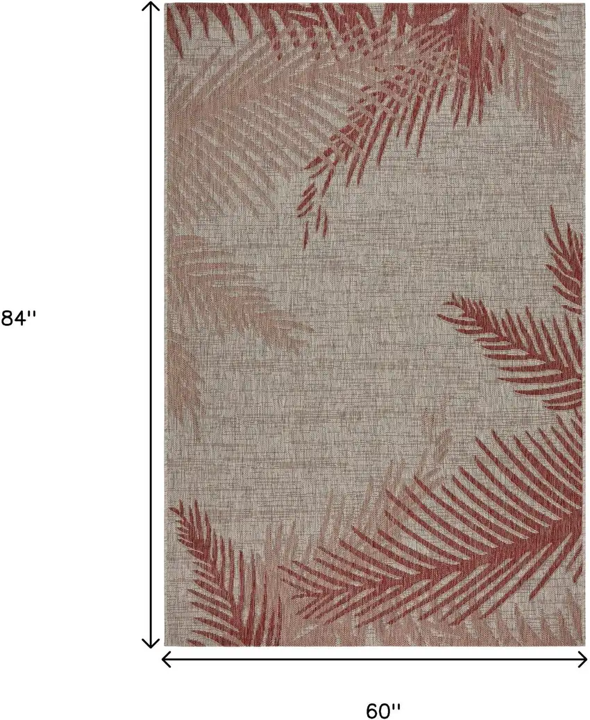 Beige Indoor Outdoor Area Rug Photo 3