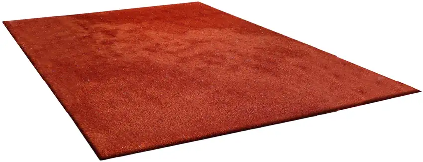 Red Shag Hand Tufted Area Rug Photo 4