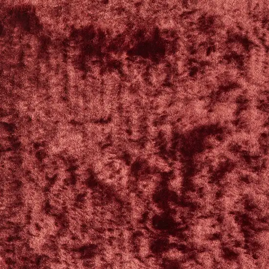 Red Shag Hand Tufted Area Rug Photo 9