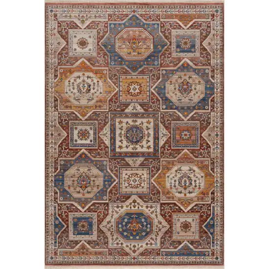 Red Southwestern Area Rug Photo 6