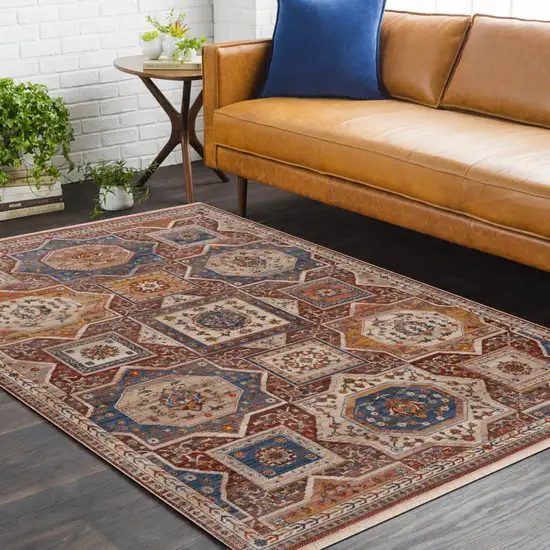 Red Southwestern Area Rug Photo 3