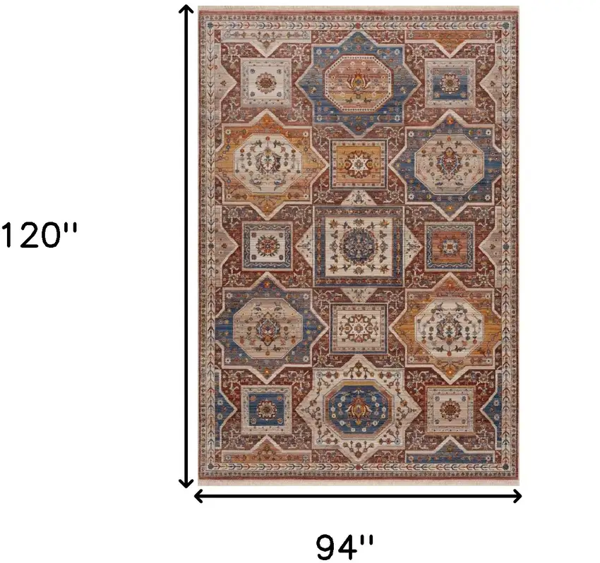 Red Southwestern Area Rug Photo 8