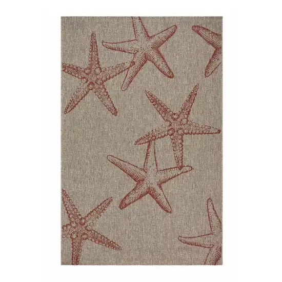 Beige Indoor Outdoor Area Rug Photo 4