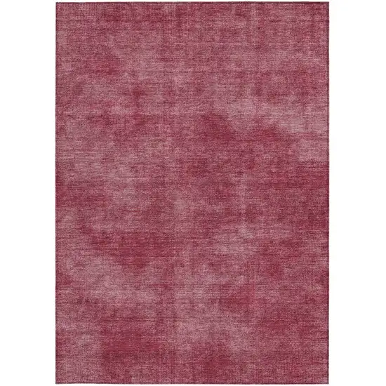 Red Washable Indoor Outdoor Area Rug Photo 5
