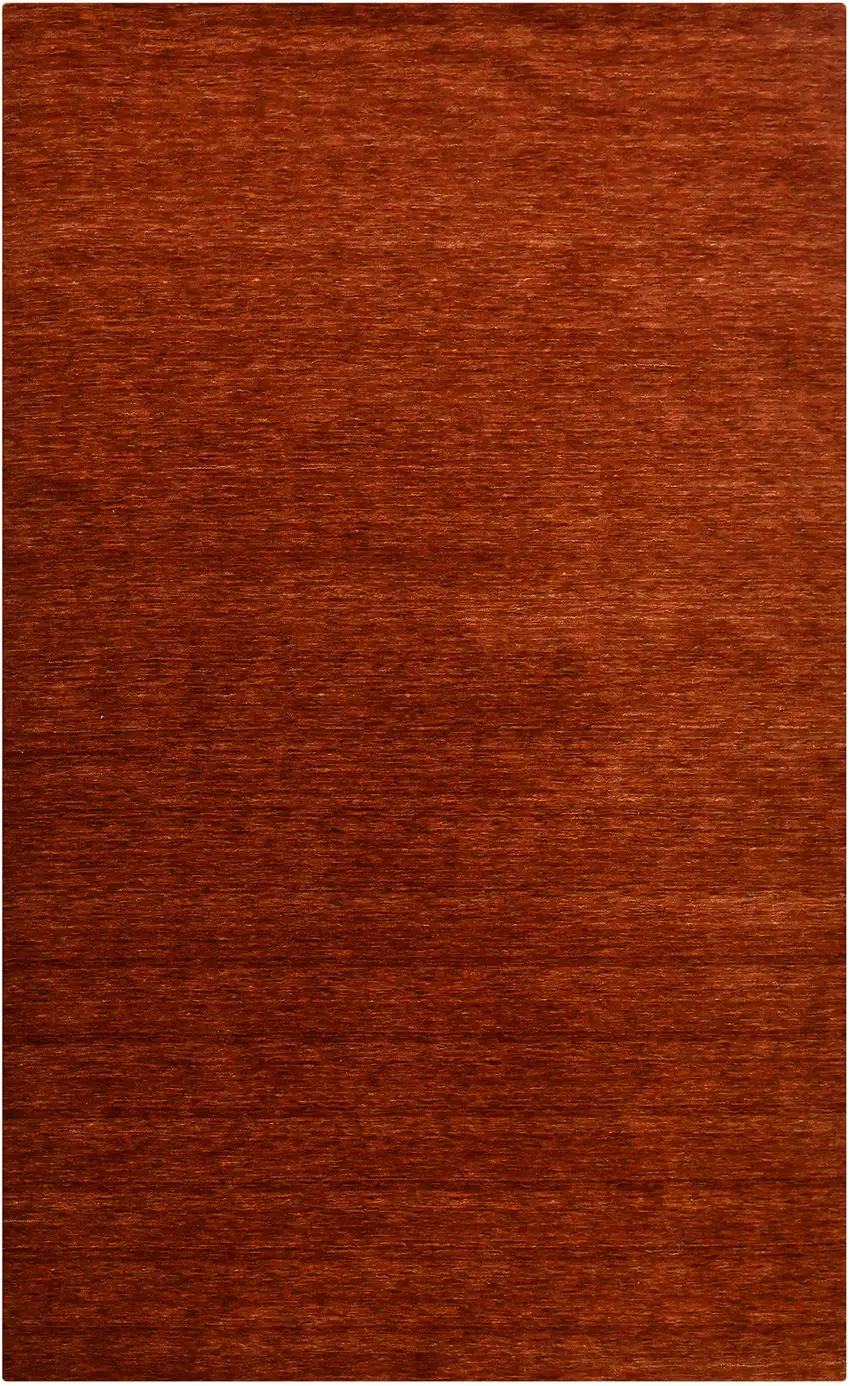 Red Wool Hand Woven Area Rug Photo 2