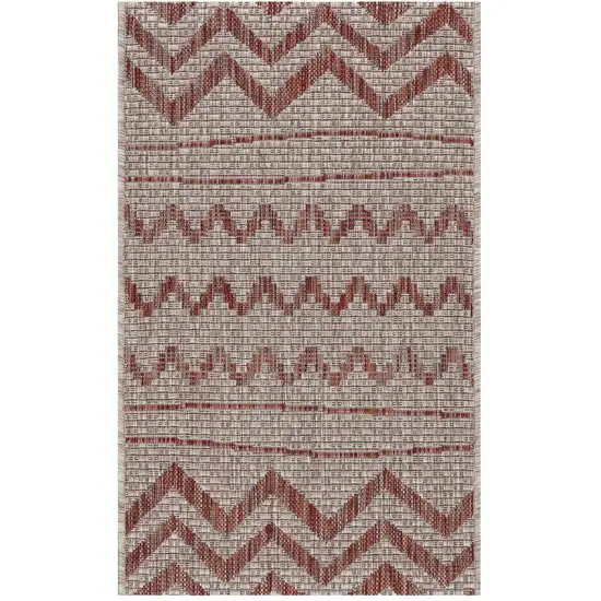 Beige Indoor Outdoor Area Rug Photo 4