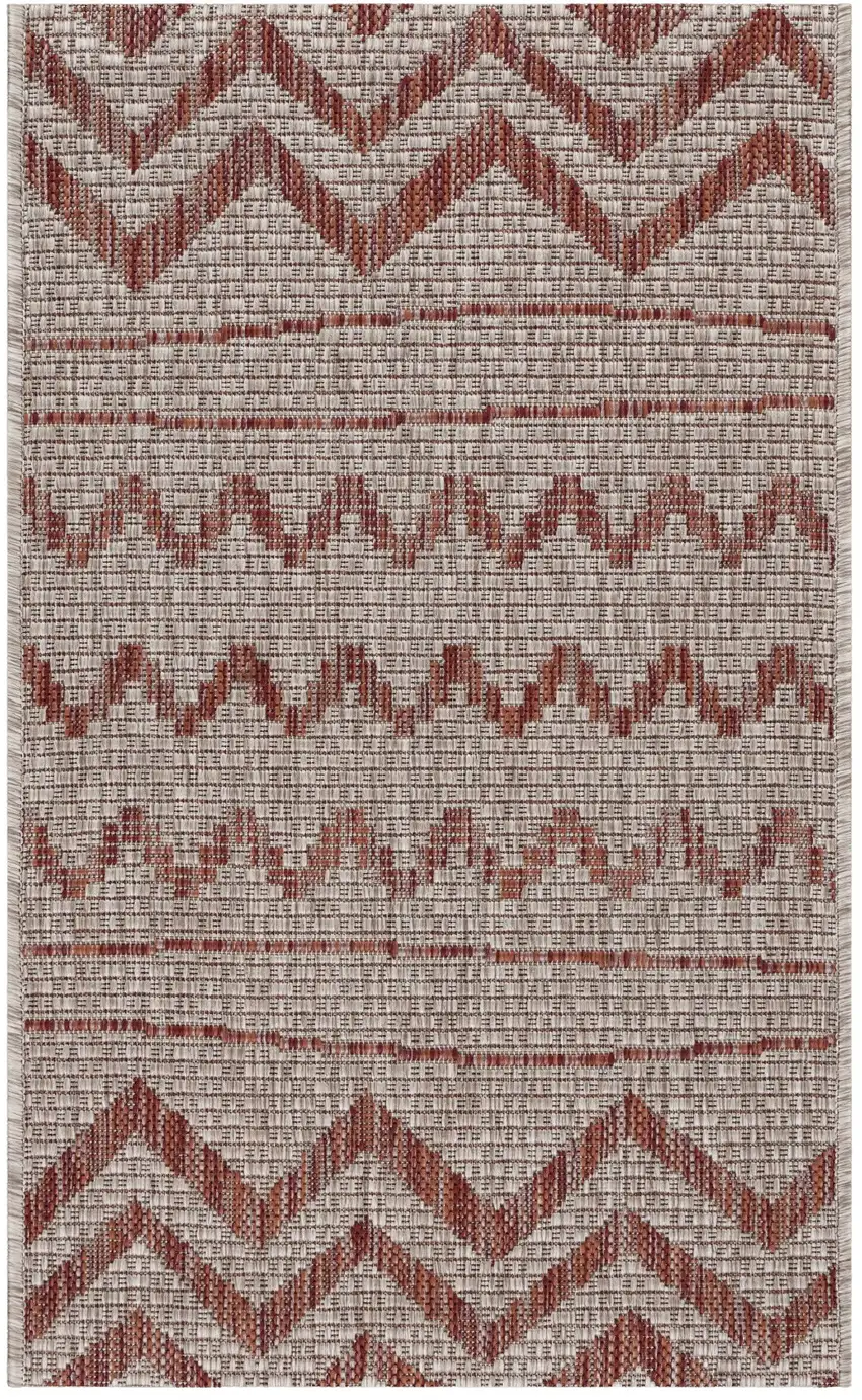 Beige Indoor Outdoor Area Rug Photo 4