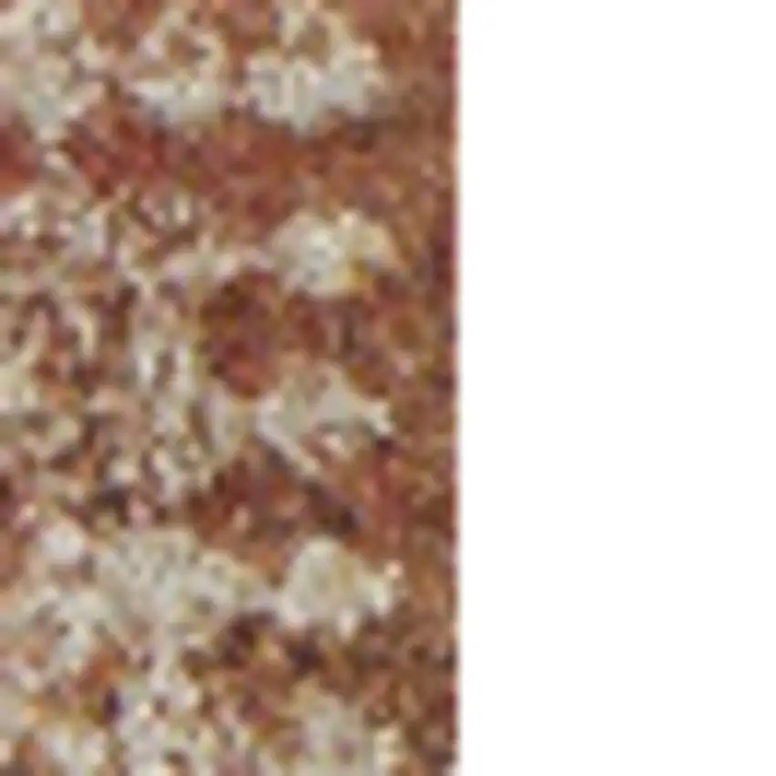 Red and Beige Oriental Area Rug Photo 5