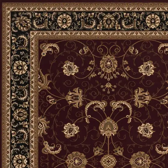 Red And Black Oriental Area Rug Photo 5