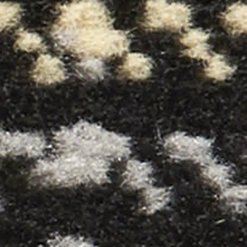 Red and Black Plaid Power Loom Area Rug Photo 1