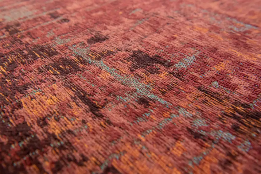 Red and Gray Abstract Non Skid Area Rug Photo 8
