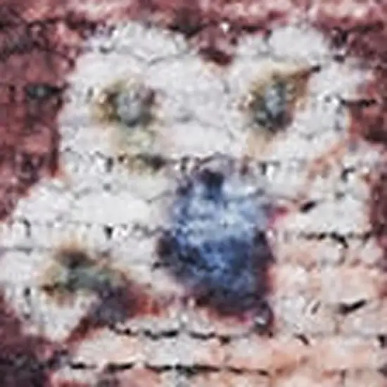 Red and Ivory Oriental Power Loom Distressed Washable Non Skid Area Rug Photo 4