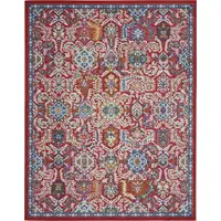 Photo of Red and Multicolor Decorative Area Rug