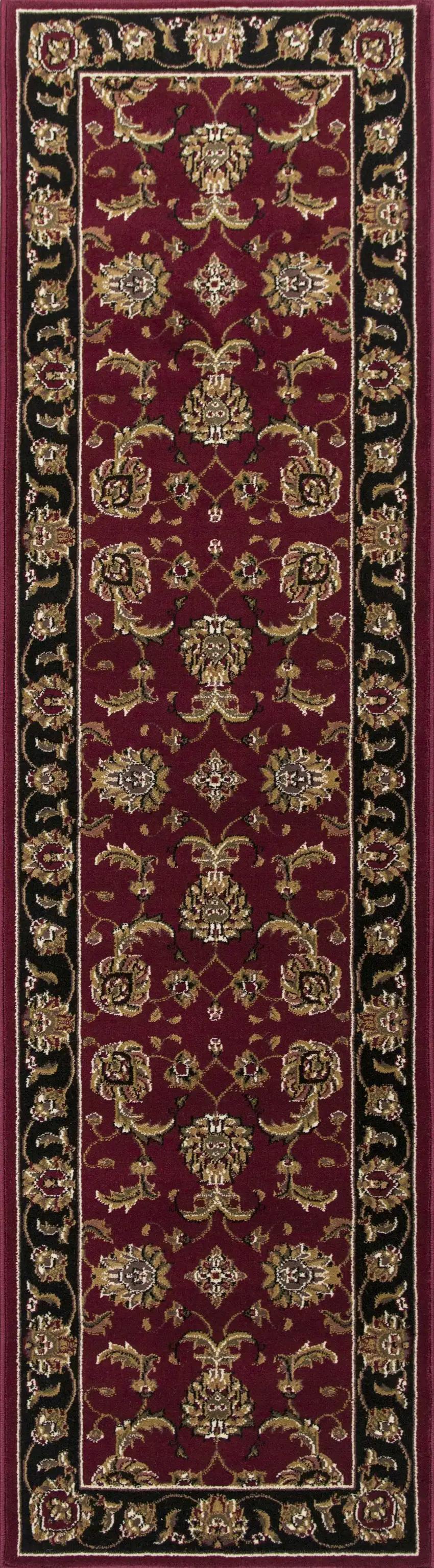 Red or Black Medieval Inspired Area Rug Photo 4