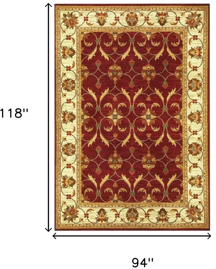Multicoloured Floral Area Rug Photo 2