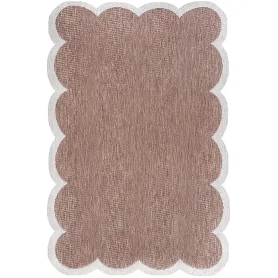 Rose And Cream Indoor Outdoor Area Rug Photo 1