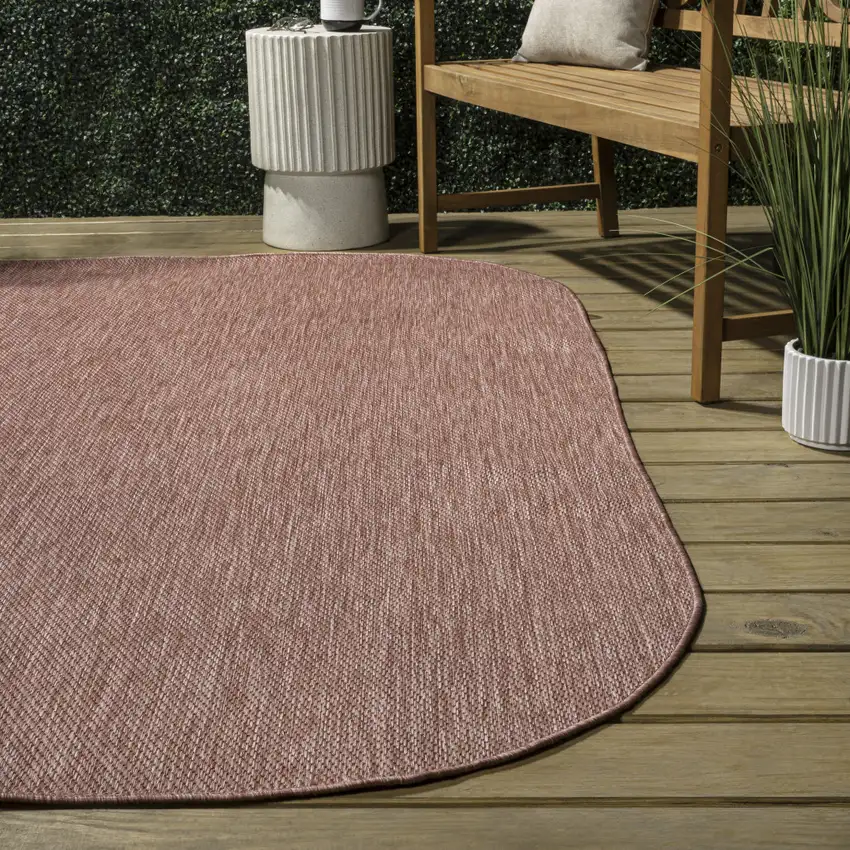 Rose Indoor Outdoor Area Rug Photo 6