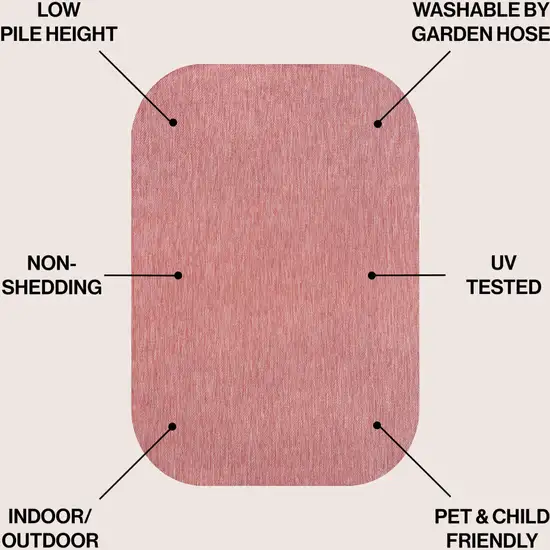 Rose Indoor Outdoor Area Rug Photo 8