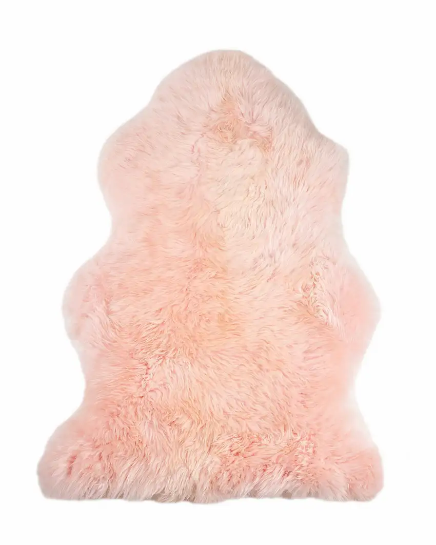 Rose New Zealand Natural Shearling Sheepskin Rug Photo 7
