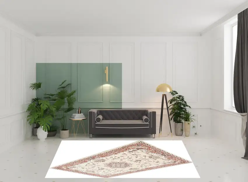 Rose Oriental Area Rug Photo 2