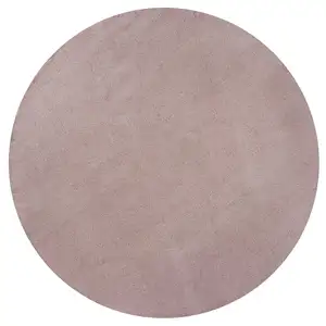 Photo of Rose Pink Round Indoor Shag Rug