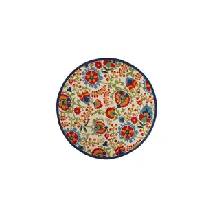 Photo of Round Mediterra Indoor Outdoor Area Rug