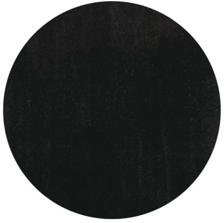 Round  Polyester Espresso Area Rug Photo 3