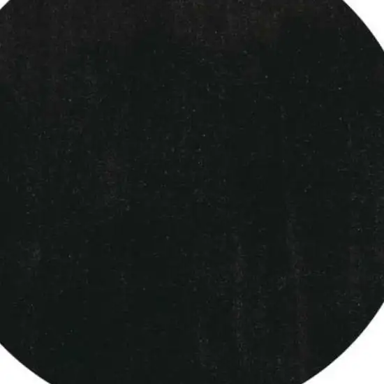 6' Espresso Shag Hand Woven Round Rug Photo 4