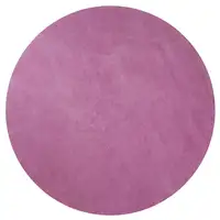 Photo of Round Polyester Hot Pink Area Rug