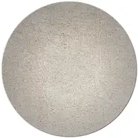Photo of Round Polyester Ivory Area Rug