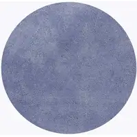 Photo of Round Polyester Purple Area Rug