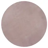 Photo of Round Polyester Rose Pink Area Rug