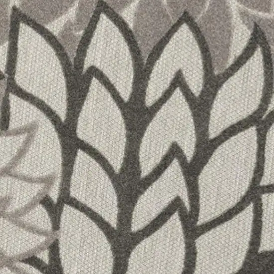 8' Gray Round Indoor Outdoor Area Rug Photo 4