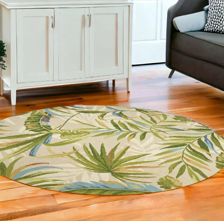 Uv Treated Polypropylene Sand Area Rug Photo 1