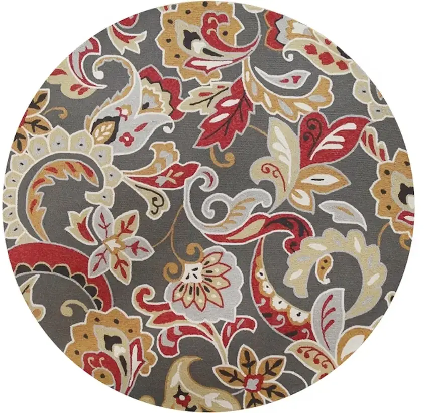 Uv Treated Polypropylene Taupe Area Rug Photo 2