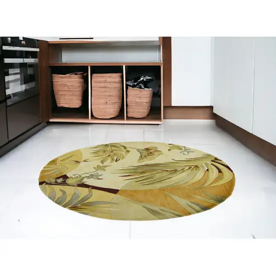 Wool Coral Or Ivory  Area Rug Photo 1