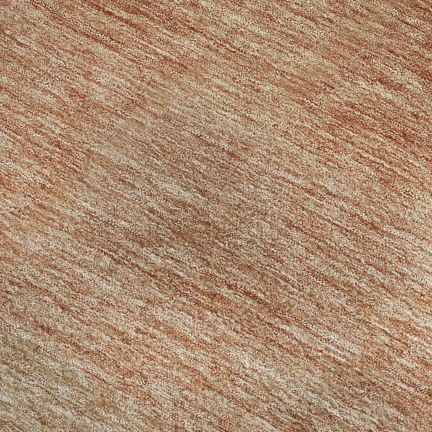 Rust And Beige Ombre Washable Area Rug With UV Protection Photo 2