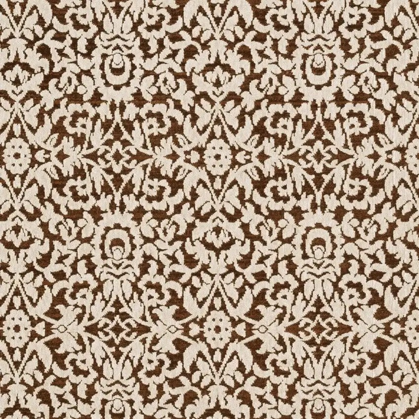 Rust And Beige Oriental Area Rug Photo 5