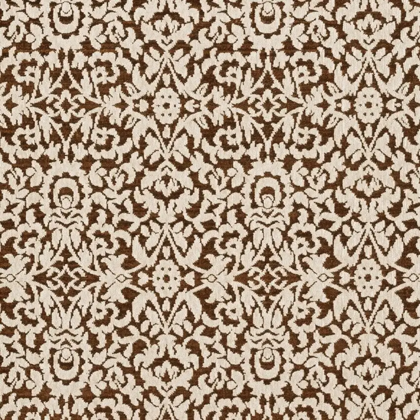 Rust And Beige Oriental Area Rug Photo 5