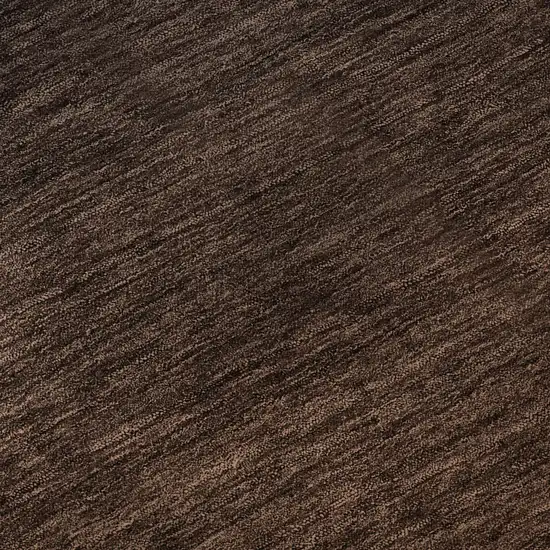 Rust And Charcoal Ombre Washable Area Rug With UV Protection Photo 9