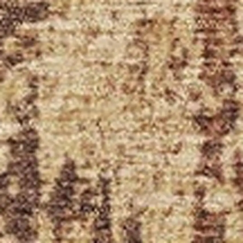 Rust And Copper Abstract Washable Indoor Outdoor Area Rug Photo 3