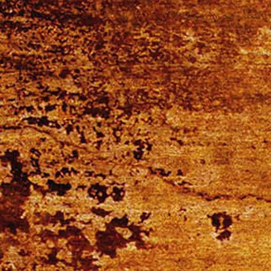 Rust And Gray Abstract Washable Area Rug With UV Protection Photo 3