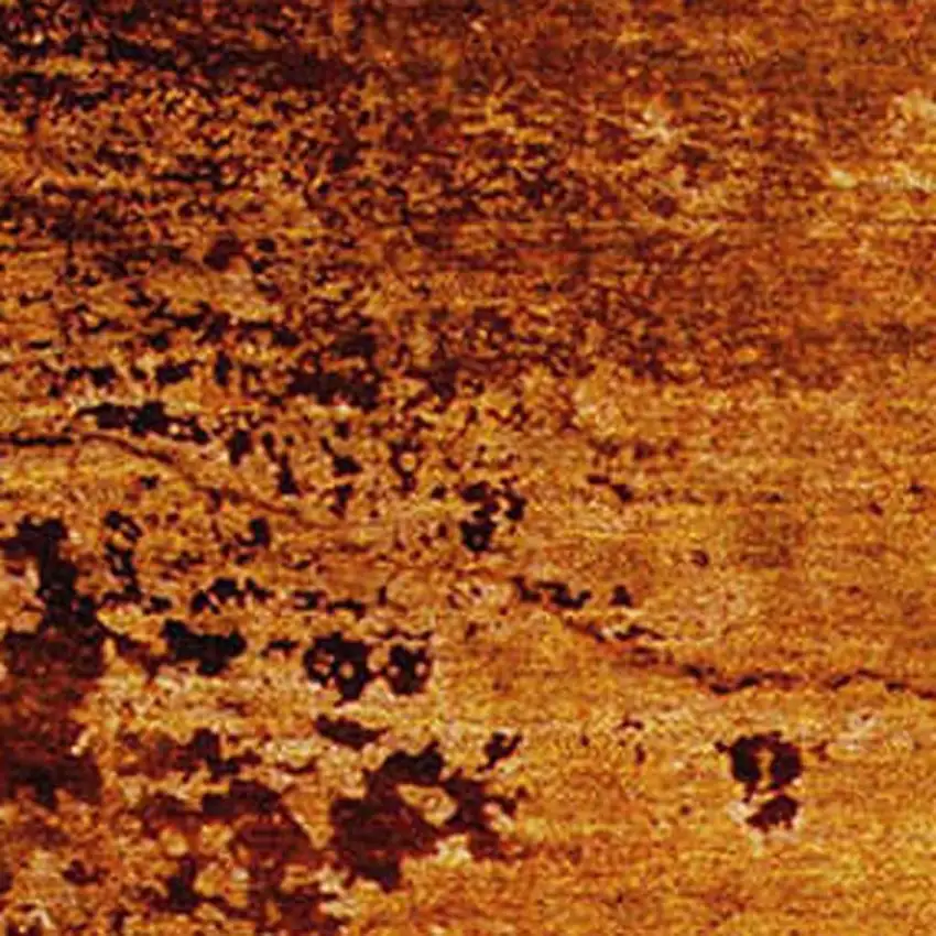 Rust And Gray Abstract Washable Area Rug With UV Protection Photo 3