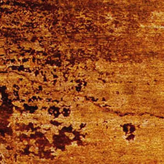 Rust And Gray Abstract Washable Area Rug With UV Protection Photo 3